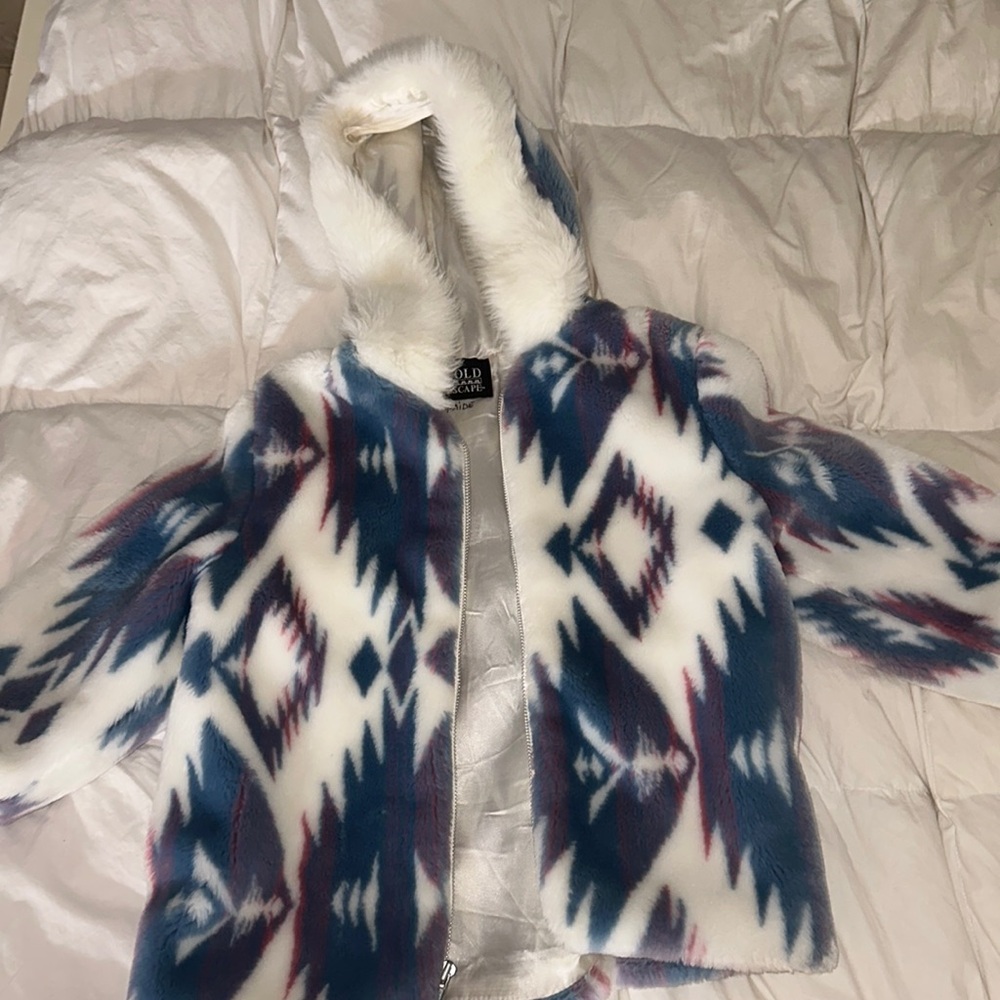 VINTAGE kids Cold Escape faux fur jacket
